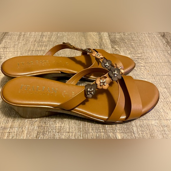Women’s Italian shoemakers sandals size 10 - Picture 4 of 7